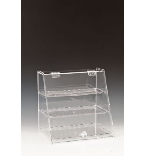 POLYCARBONAT TEPSİLİ TEŞHİR STANDI 25 X 34 X H: 34 Cm